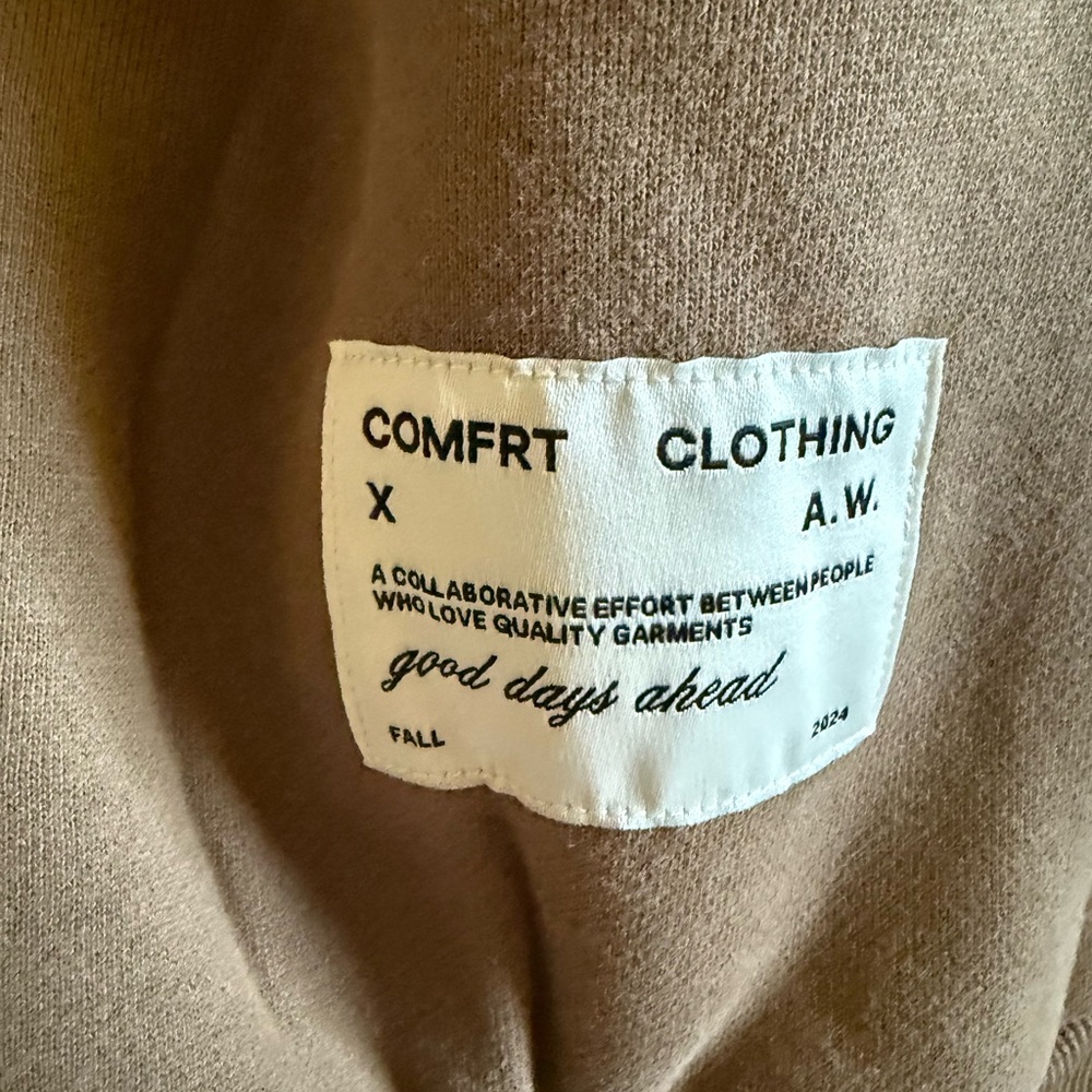 Comfort Clothing Tan Sweatshirt - Picture 2 of 5